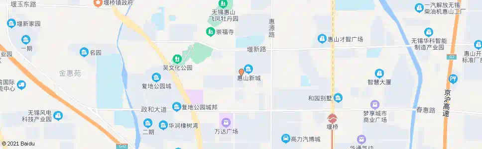 无锡吴韵路(文惠路)_公交站地图_无锡公交_妙搜公交查询2025