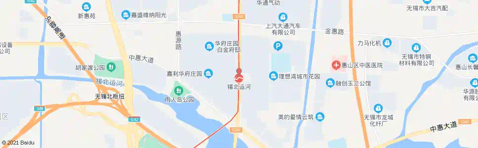 无锡华府庄园_公交站地图_无锡公交_妙搜公交查询2025
