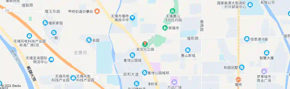 无锡文化公园_公交站地图_无锡公交_妙搜公交查询2025