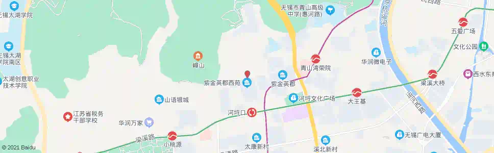 无锡青山西路(大池路)_公交站地图_无锡公交_妙搜公交查询2025
