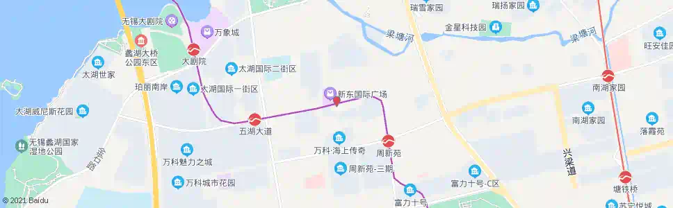 无锡锡南路_公交站地图_无锡公交_妙搜公交查询2025