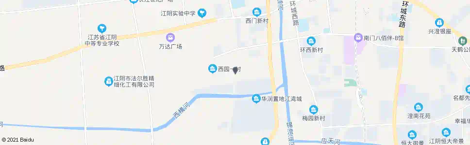 无锡西园新村_公交站地图_无锡公交_妙搜公交查询2025