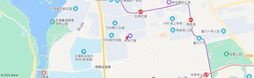 无锡大通路(万顺路)_公交站地图_无锡公交_妙搜公交查询2025