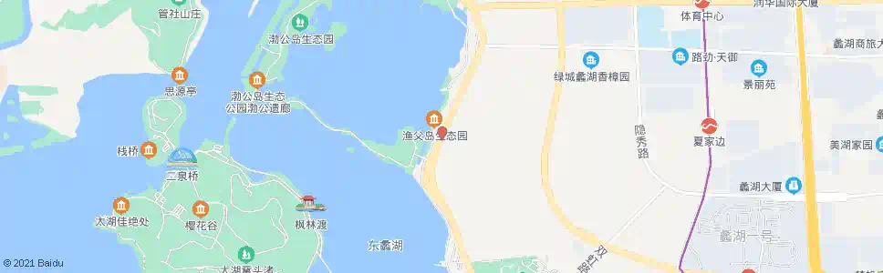 无锡渔父岛(西堤)_公交站地图_无锡公交_妙搜公交查询2025