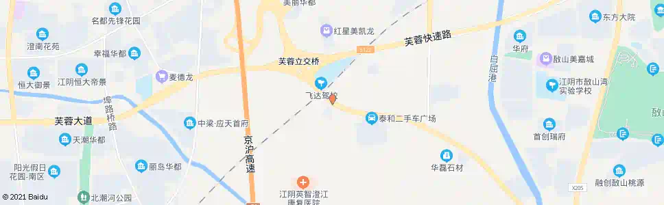 无锡璜大村_公交站地图_无锡公交_妙搜公交查询2025