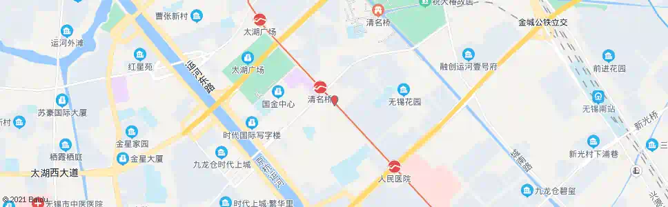 无锡沁扬市场_公交站地图_无锡公交_妙搜公交查询2025