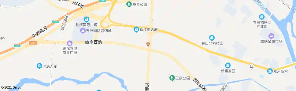 无锡易初爱莲(俱崇安创意园)_公交站地图_无锡公交_妙搜公交查询2025