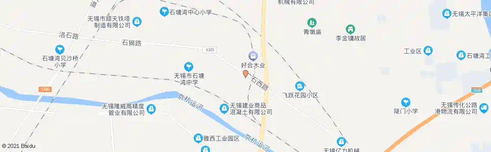 无锡阳光印染_公交站地图_无锡公交_妙搜公交查询2025