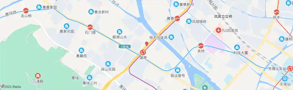 无锡凤翔南路(新惠路)_公交站地图_无锡公交_妙搜公交查询2025