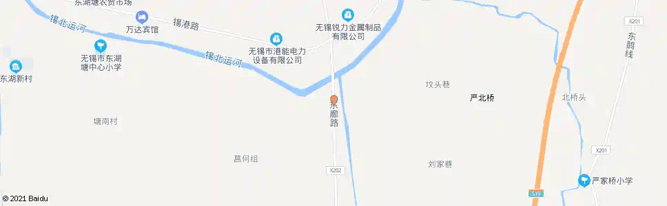 无锡华东村_公交站地图_无锡公交_妙搜公交查询2025