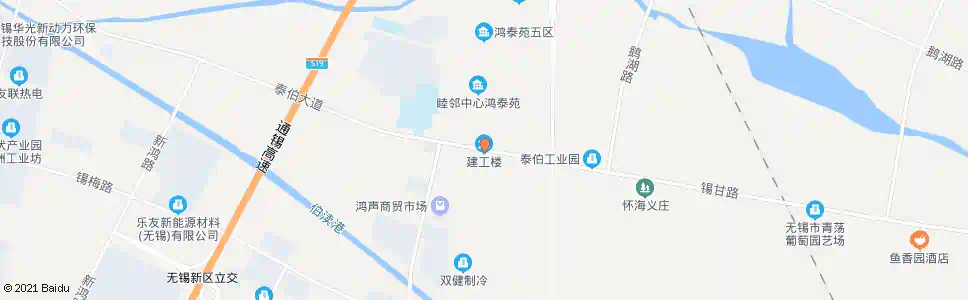 无锡鸿声客运站_公交站地图_无锡公交_妙搜公交查询2025
