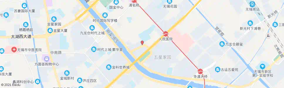 无锡五星小区_公交站地图_无锡公交_妙搜公交查询2025