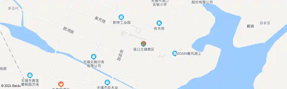 无锡荡口古镇_公交站地图_无锡公交_妙搜公交查询2025