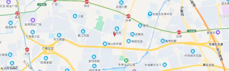 无锡春合苑_公交站地图_无锡公交_妙搜公交查询2025