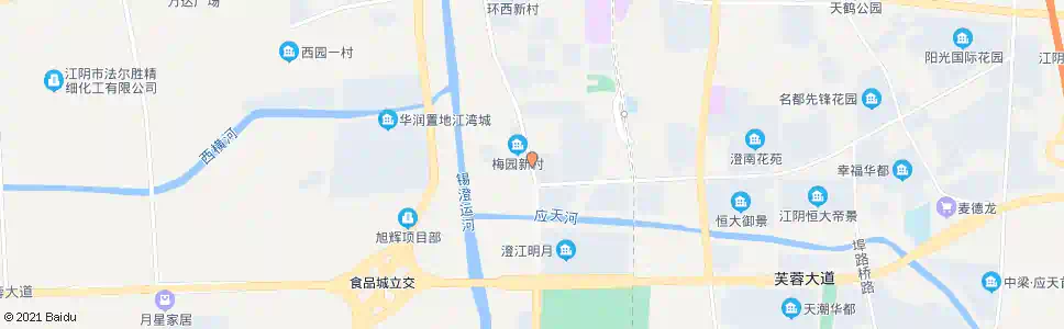 无锡梅园新村_公交站地图_无锡公交_妙搜公交查询2025