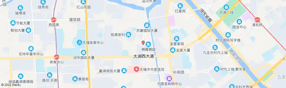 无锡稻香新村(湖滨路)_公交站地图_无锡公交_妙搜公交查询2025