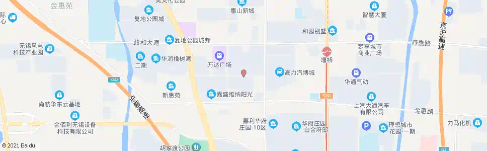 无锡华夏清水湾_公交站地图_无锡公交_妙搜公交查询2025