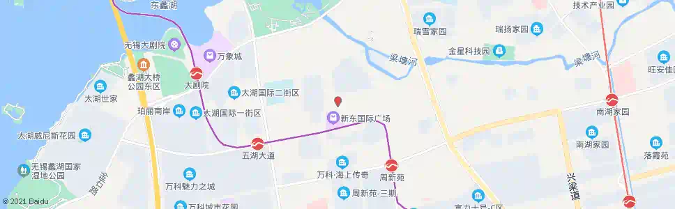 无锡小园三村_公交站地图_无锡公交_妙搜公交查询2025