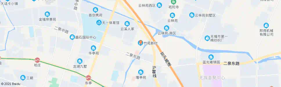 无锡竹苑新村_公交站地图_无锡公交_妙搜公交查询2025