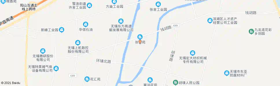 无锡芙蓉北路(钱胡路)_公交站地图_无锡公交_妙搜公交查询2025