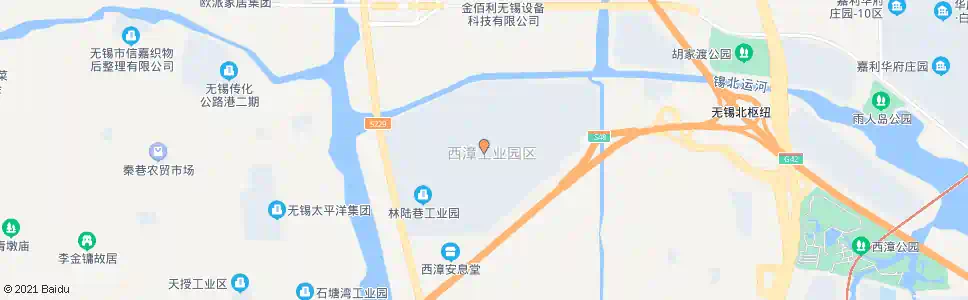 无锡西漳工业园_公交站地图_无锡公交_妙搜公交查询2025