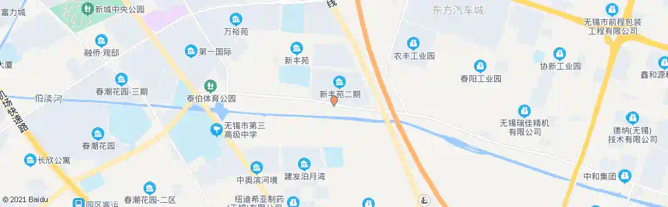 无锡新丰苑二期_公交站地图_无锡公交_妙搜公交查询2025