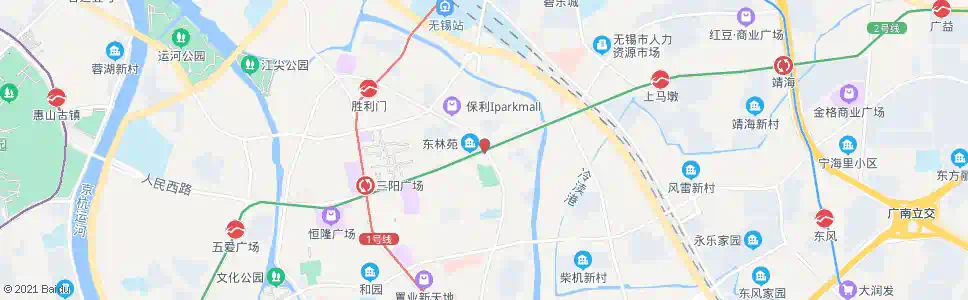 无锡东林广场站_公交站地图_无锡公交_妙搜公交查询2025