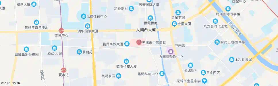 无锡中医院_公交站地图_无锡公交_妙搜公交查询2025