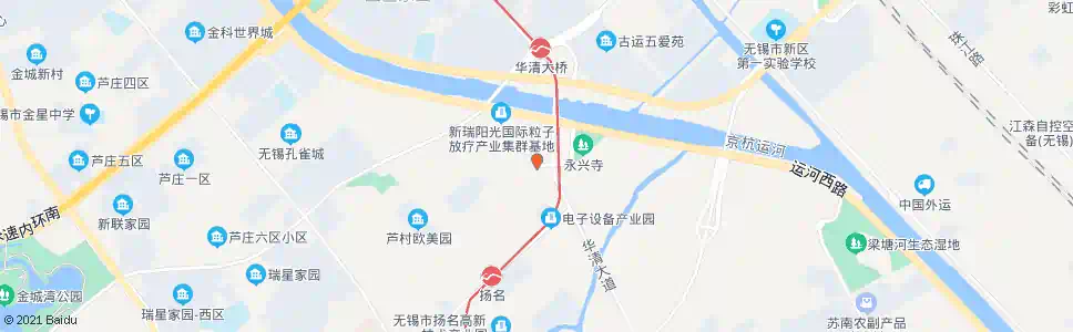 无锡华清大桥西匝道_公交站地图_无锡公交_妙搜公交查询2025