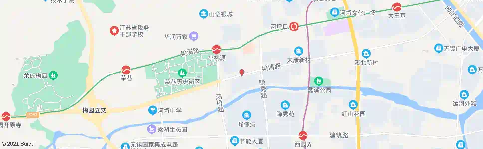 无锡颐景花园_公交站地图_无锡公交_妙搜公交查询2025