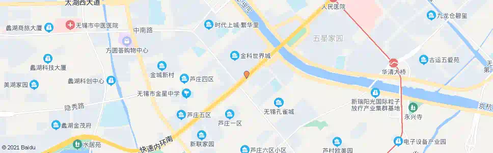 无锡南湖大道(金城路)_公交站地图_无锡公交_妙搜公交查询2025