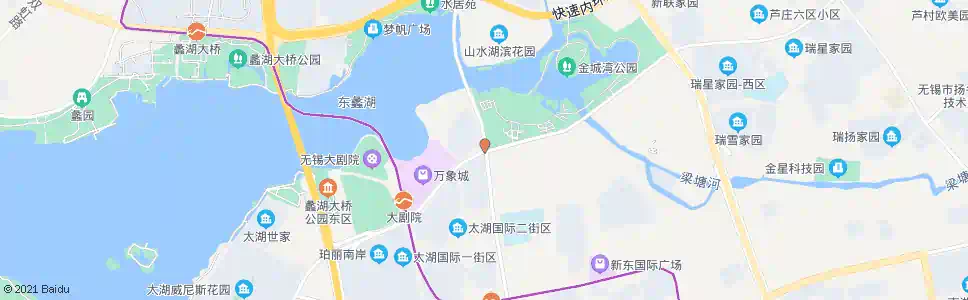无锡五湖大道(金石路)_公交站地图_无锡公交_妙搜公交查询2025
