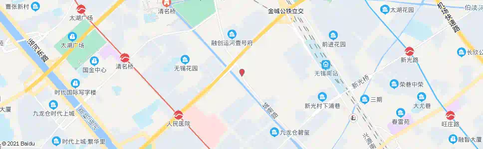 无锡金城路(城南路)_公交站地图_无锡公交_妙搜公交查询2025