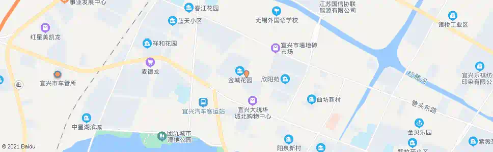 无锡金城花园_公交站地图_无锡公交_妙搜公交查询2025