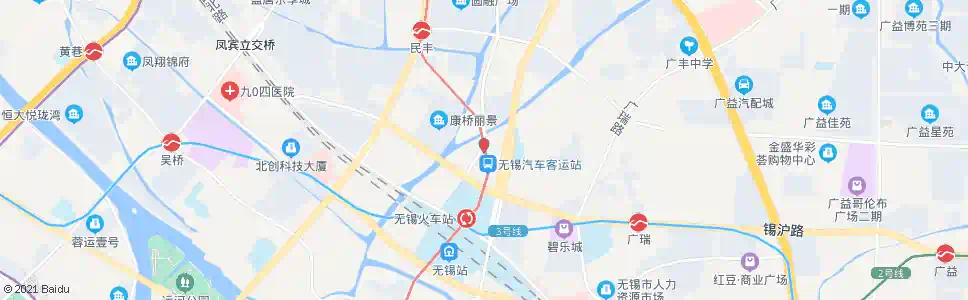 无锡西门车站_公交站地图_无锡公交_妙搜公交查询2025