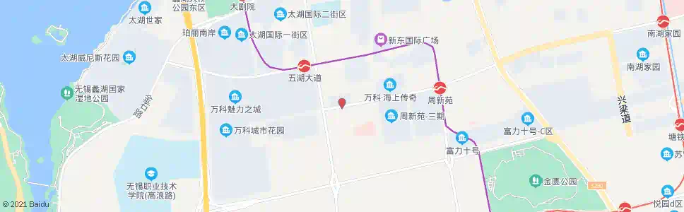 无锡大通路(五湖大道)_公交站地图_无锡公交_妙搜公交查询2025