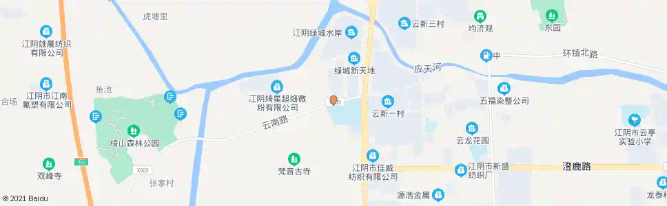 无锡云亭中学_公交站地图_无锡公交_妙搜公交查询2025