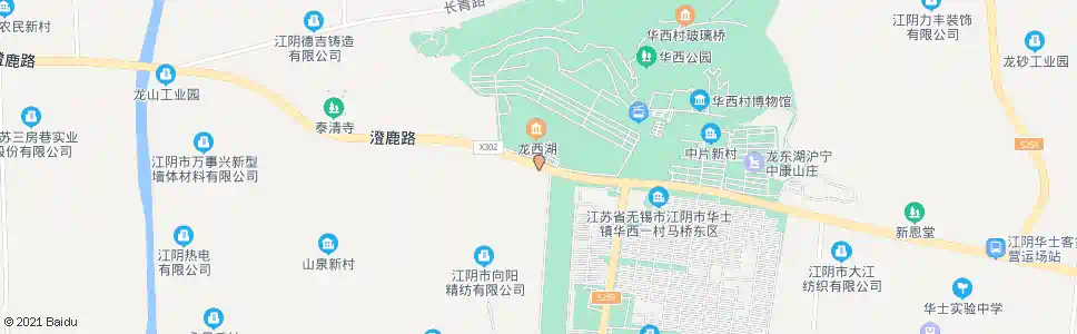 无锡华西河鲜馆_公交站地图_无锡公交_妙搜公交查询2025