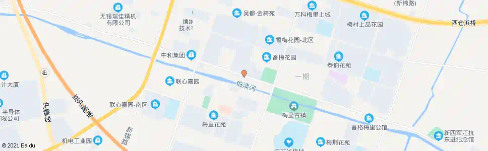 无锡梅西路(泰伯大道)_公交站地图_无锡公交_妙搜公交查询2025