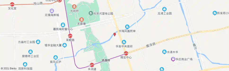 无锡开发区管委会(审批中心)_公交站地图_无锡公交_妙搜公交查询2025