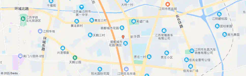 无锡丽都花园南门_公交站地图_无锡公交_妙搜公交查询2025