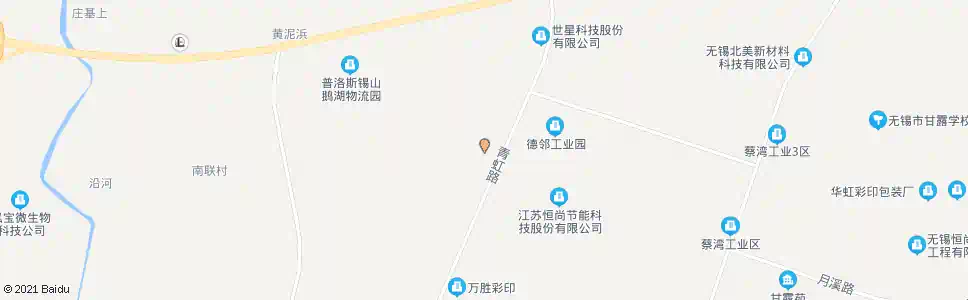 无锡青虹路(新月溪路)_公交站地图_无锡公交_妙搜公交查询2025