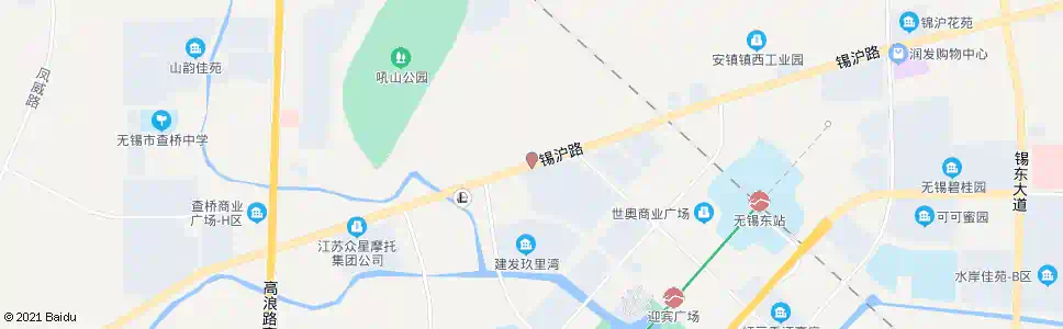 无锡大厍头_公交站地图_无锡公交_妙搜公交查询2025