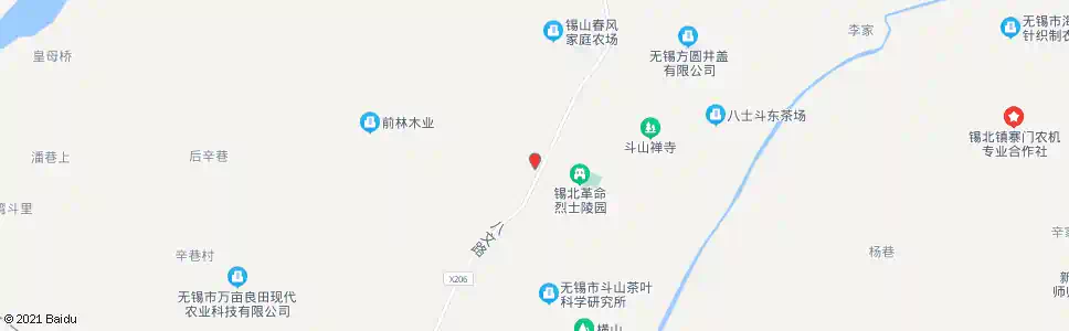 无锡斗山春风茶场_公交站地图_无锡公交_妙搜公交查询2025