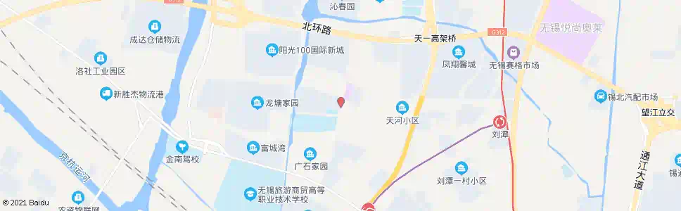 无锡新街家园_公交站地图_无锡公交_妙搜公交查询2025