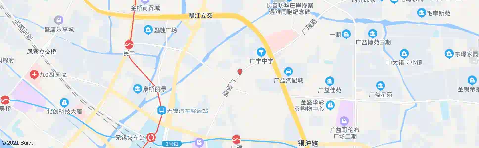 无锡丁村_公交站地图_无锡公交_妙搜公交查询2025