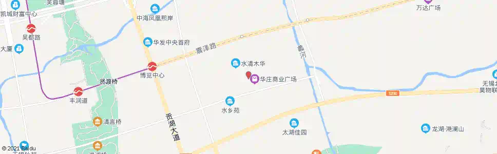 无锡清晏路(瑞景道)_公交站地图_无锡公交_妙搜公交查询2025