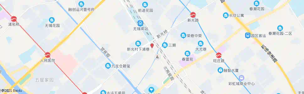 无锡新光路(兴源路)_公交站地图_无锡公交_妙搜公交查询2025