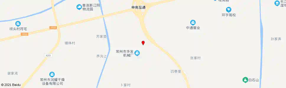 无锡申南村_公交站地图_无锡公交_妙搜公交查询2025