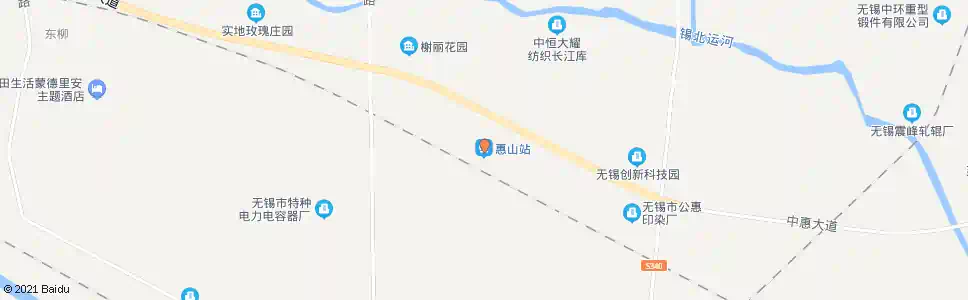无锡城际铁路惠山站_公交站地图_无锡公交_妙搜公交查询2025